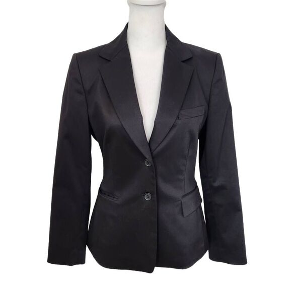 Isabella DeMarco Black Blazer Size 4 Capsule Wardrobe Black Formal Blazer - Picture 1 of 6